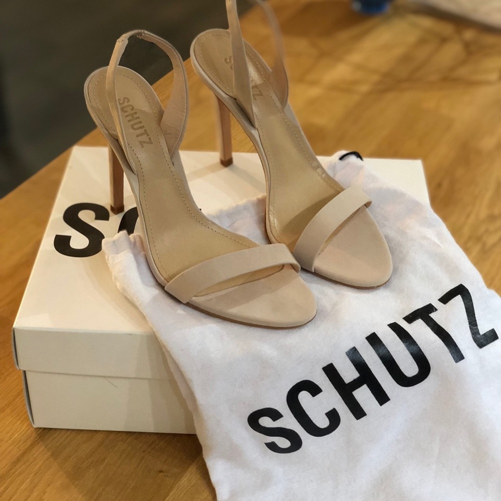 Schutz Luriane Heel (Nude)
